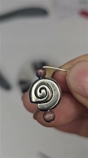 Creating cute dangles for jewelry designs. #jewelrymaking