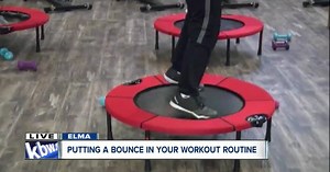 Bounce yourself to wellness with a new trampoline fitness class!