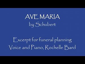 Ave Maria by Schubert