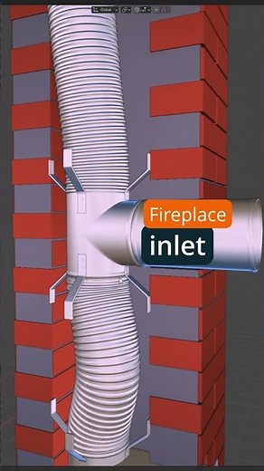 How It Was Built: Flexible Chimney Flue #chimney #howitsmade #howitworks