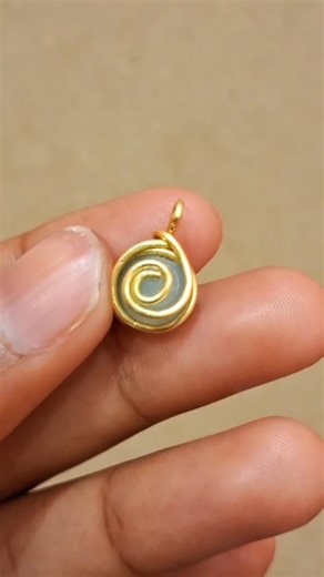 Wire Wrapped Charm Tutorial ✨️ #crafts #wireworks #tutorial