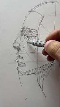 How to draw a profile portrait?