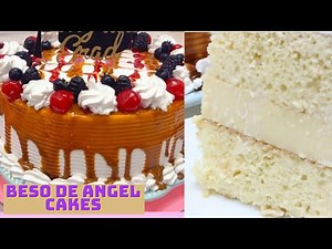 COMO HACER PASTEL BESO DE ANGEL 🍰