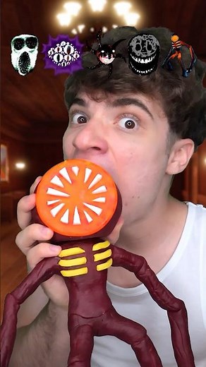 Eating Roblox Doors IRL..🚪😋 (Roblox Doors Scary Ambush, Screech The figure ASMR)