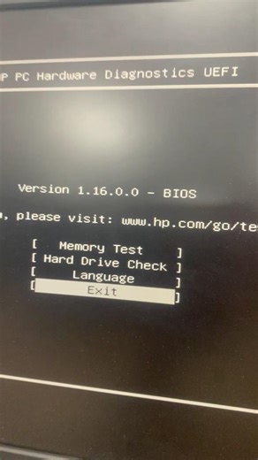How to test memory with HP PC Diagnostics UEFI