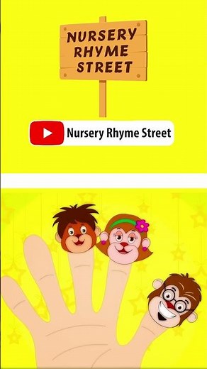 Monkey Finger Family - Brother Monkey Song #shorts #fingerfamily #kidssongs #nurseryrhymestreet