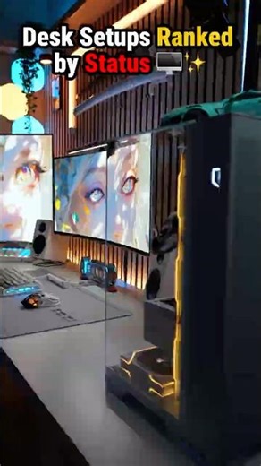 Desk Setups Ranked by Status 🖥️✨ | desk #desksetup #shorts