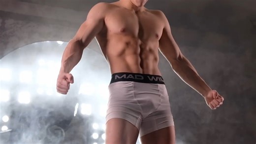 【拍摄花絮】 - 正装下的高弹 The Best Young Muscle Model In the World! ｜