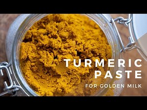 Golden milk paste recipe with TURMERIC | Super nutritious turmeric paste