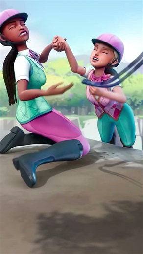 ¡Amistad al Galope! | La Gran Persecución a Caballo | Corto Musical | Barbie en Español