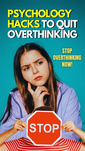 1.3K views | Psychology Hacks to Quit Overthinking樂 - Stop...