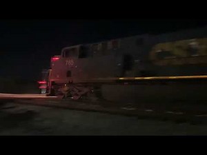 CSX 765 Leads Fast Long Loaded CSX Herzog Rock Train SB Departing Florence SC