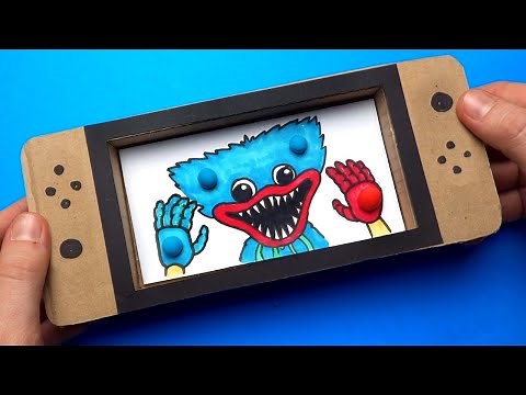 4 HUGGY WUGGY DIY CARDBOARD PAPER CRAFTS for FANS