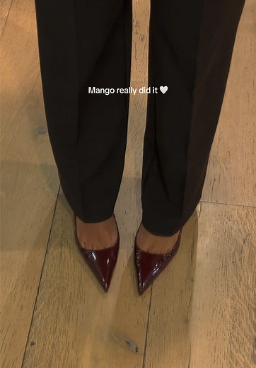 Burgundy Chrome Heels: A Fashion Statement