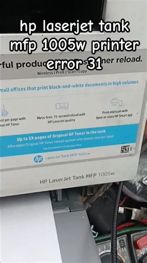 hp laserjet tank mfp 1005w printer error 31 hp m1005 error 31 hp laserjet m1005 mfp error codes