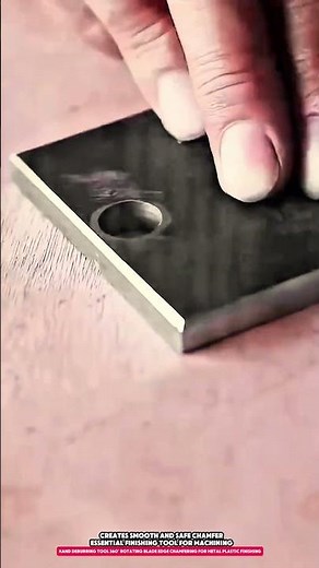 Hand Deburring Tool 360° Rotating Blade Edge Chamfering for Metal Plastic Finishing