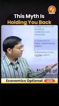 This Myth Is Holding You Back | Economics Optionals | Vajiram and Ravi