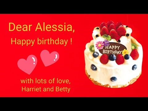 Harriet Tang and Betty Tang sent a happy birthday greeting to Alessia Ping 🎂💕🎂💕🎂💕🎂💕🎂💕🎂💕🎂