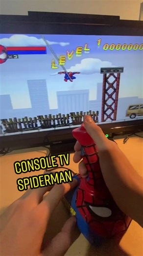 Spiderman TV Game Console - Retro Gaming Superhero Arcade Test
