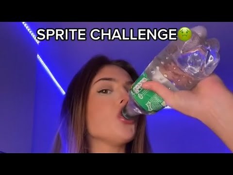 Girls sprite challenge burping compilation