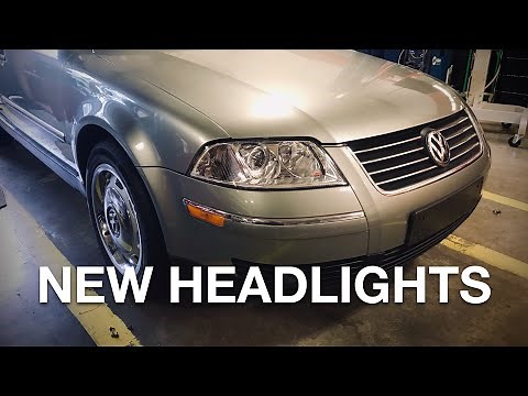 Replacing headlight assembly for 2004 Volkswagen B5.5 Passat