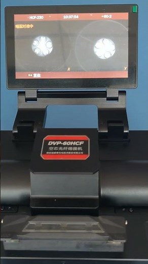 Hollow core fiber fusion splicer cutting and splicing