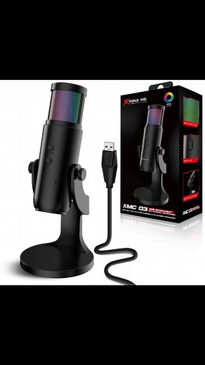 Microfone Gamer Profissional RGB Condensador Xtrike-ME #microfonegamer | MIRÃO