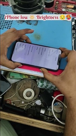 iphone 12 low brightness problem Done 👍✅ #smartphone #fixmyphone #repair