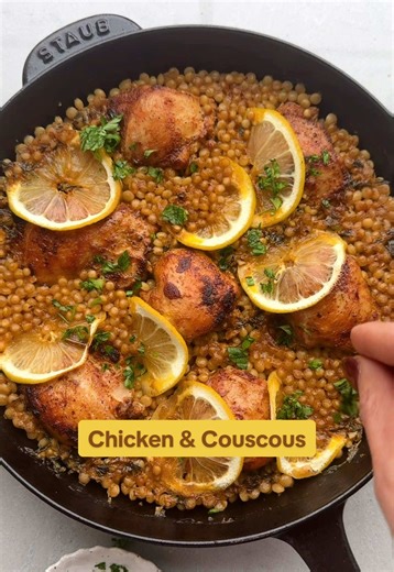 Delicious Chicken and Couscous Skillet Dinner