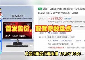 优派23英寸商用显示器TD2455价格，屏幕分辨率，接口，面板，亮度等盘点