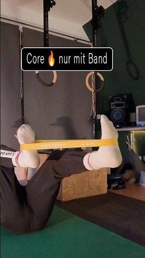 Bauch Workout mit Widerstandsband: Band an den Füßen (Core brennt!) | Calisthenics