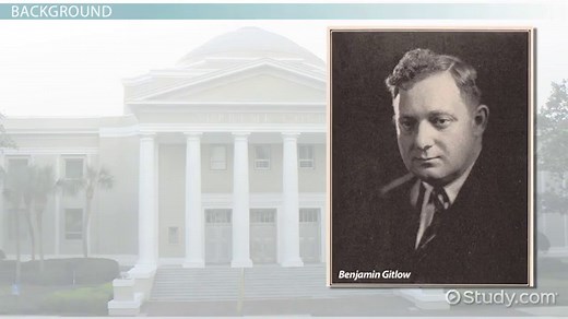 Gitlow v. New York | Summary, Decision & Importance