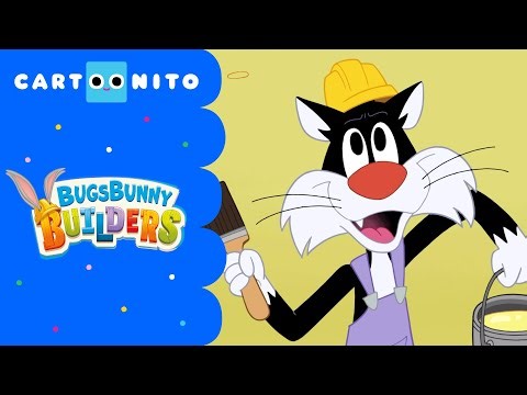 Sand Castles, Snow Trains, and Colorful Murals | Bugs Bunny Builders Compilation | Cartoonito