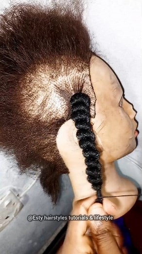 198K views · 385 reactions | Trending protective wool hairstyle  | Esty hairstyles tutorials and lifestyle | Facebook