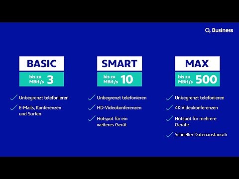 o2 Business Unlimited – Die passende Datengeschwindigkeit für das mobile Arbeiten