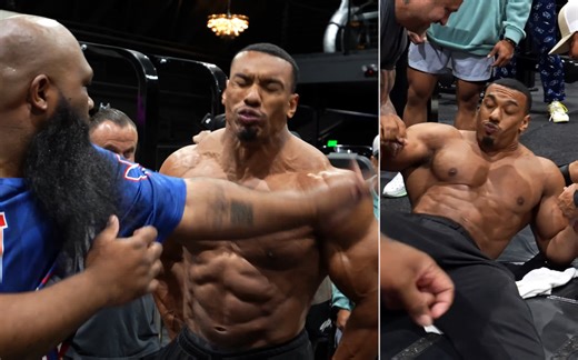 Watch Larry Wheels Get Knocked Out By Power Slap Super Heavyweight Champion – Fitness Volt