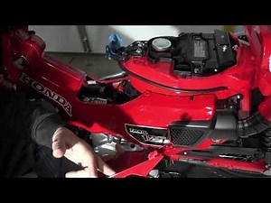 Installing a 12v. Battery Accesory plug on a Honda CT125