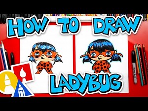 How To Draw Ladybug From Miraculous Ladybug - Videos For Kids