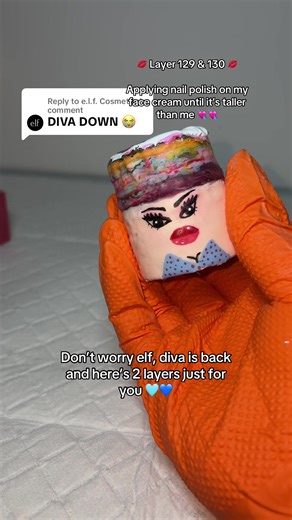 Diva Returns with Layered Nail Polish Adventure