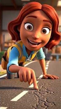 Tiny Titans Build a Road! Miniature Construction Animation