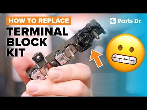 How to Replace a Burnt or Damaged Terminal Block on a Frigidaire Range 5303935271 | Parts Dr
