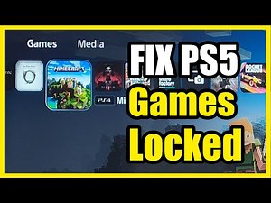 How to Fix your Locked Games on PS5 (Console Settings)