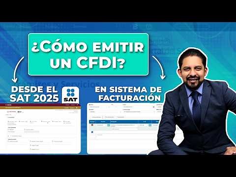 Como emitir un CFDI desde la pagina del SAT 2025 o en sistema de facturación #impuestos #negocios