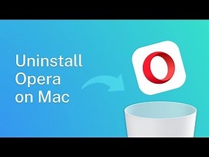How to uninstall or reset Opera on Mac