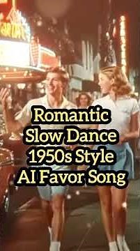 1950s Slow Dance Song Rockabilly Old School Rock, Boogie Woogie AI Favor Song.