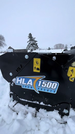 New hla 1500 for this winter 🫣🔥 #hla #hla1500 #bobcat #tractor #trator #ct1025 #compacttractor #snow #snowremoval #snowpusher