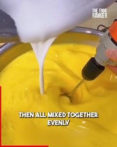 The biggest omelette pancake in the world (power drill omelette) | The Food Ranger