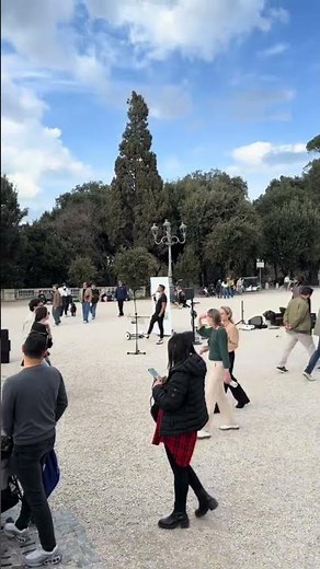 Gardens of the Villa Borghese Rome, Italy
