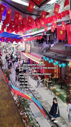 Hanoi Train Street Schedule 2026 | Exact Train Times You Need to Know 🚆