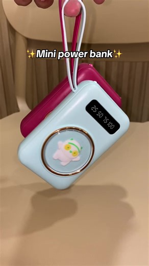 Compact Mini Power Bank for On-the-Go Charging